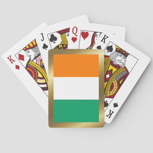 Cote d'Ivoire Flag Playing Cards (Back)