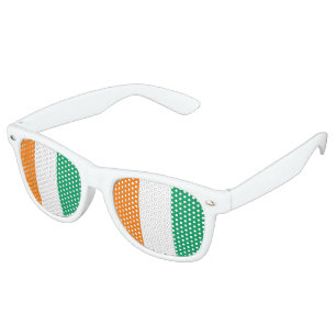 Cote d'Ivoire Flag Retro Sunglasses