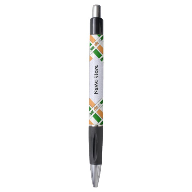 Côte d'Ivoire Ivory Coast Flag Tiled Personalised  (Front Vertical)