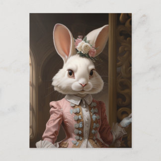 Cotillion Bunny Postcard