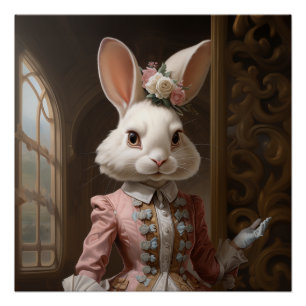 Cotillion Bunny Poster