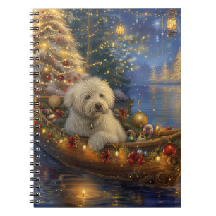 Coton De Tulear Christmas Festive Voyage Notebook