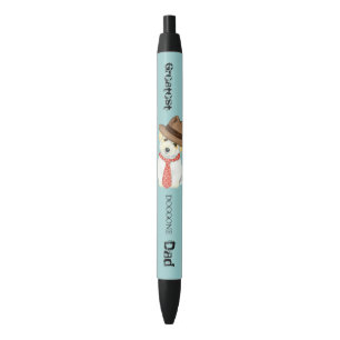 Coton de Tulear Dad Black Ink Pen