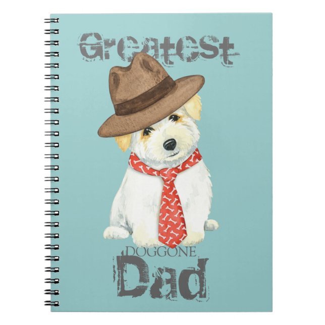 Coton de Tulear Dad Spiral Notebook (Front)