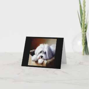 Coton de Tulear Dog Card