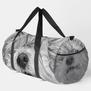 Coton de Tulear dog Duffle Bag