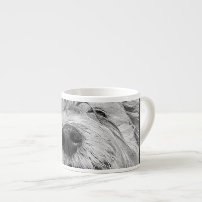 Coton de Tulear dog Espresso Cup (Front Right)