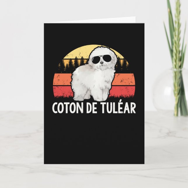Coton de Tulear | Dog Owner Coton de Tuléar Card (Front)