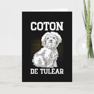 Coton de Tuléar Dog Owner Coton de Tulears Card