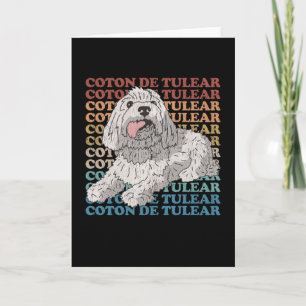 Coton de Tulear Dog Owner Coton de Tulears Card