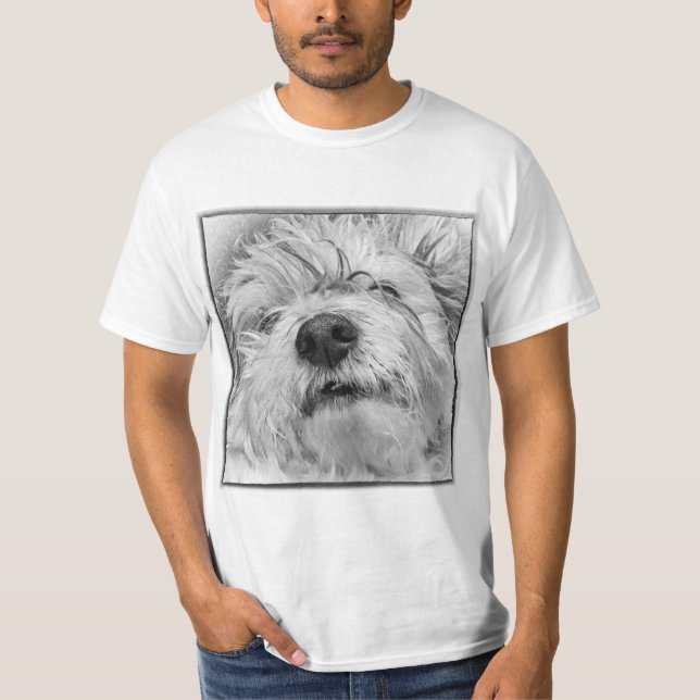 Coton de Tulear dog T-Shirt (Front)