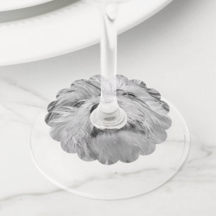 Coton de Tulear dog Wine Glass Tag