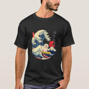 Coton de Tulear Japanese Kanagawa Wave Surf Loyal  T-Shirt
