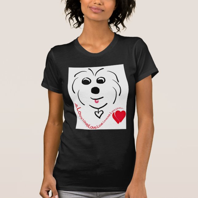 Coton de Tulear Love T-Shirt (Front)