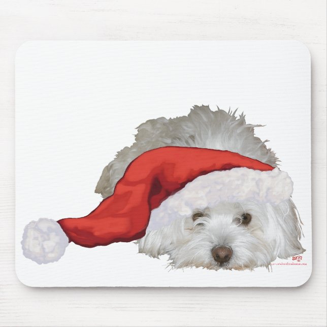 Coton de Tulear - Waiting Mouse Pad (Front)
