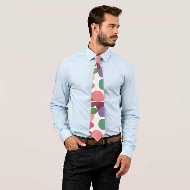 Cotoneaster Colourful Leaves Botanical Tie (In Situ)