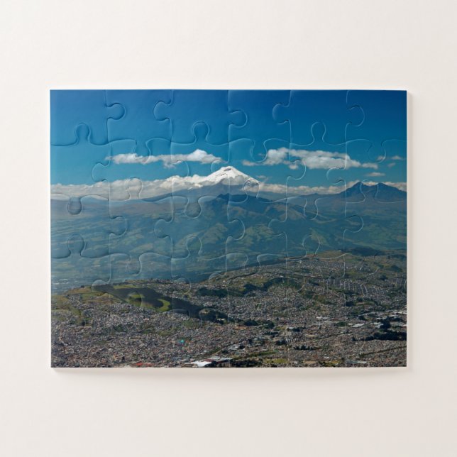 Cotopaxi & Quito 30-pc Jigsaw Puzzle (Horizontal)