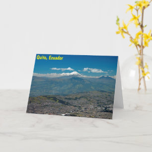 Cotopaxi & Quito Card