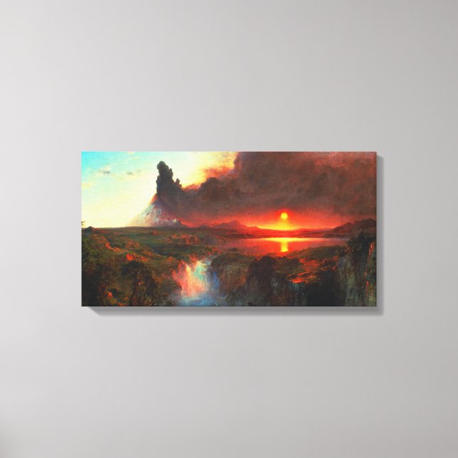 Cotopaxi Volcano Canvas Print (Front)