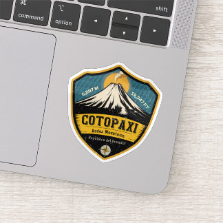 Cotopaxi Volcano Ecuador National Park Badge