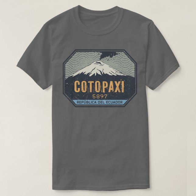 Cotopaxi Volcano Ecuador T-Shirt (Design Front)