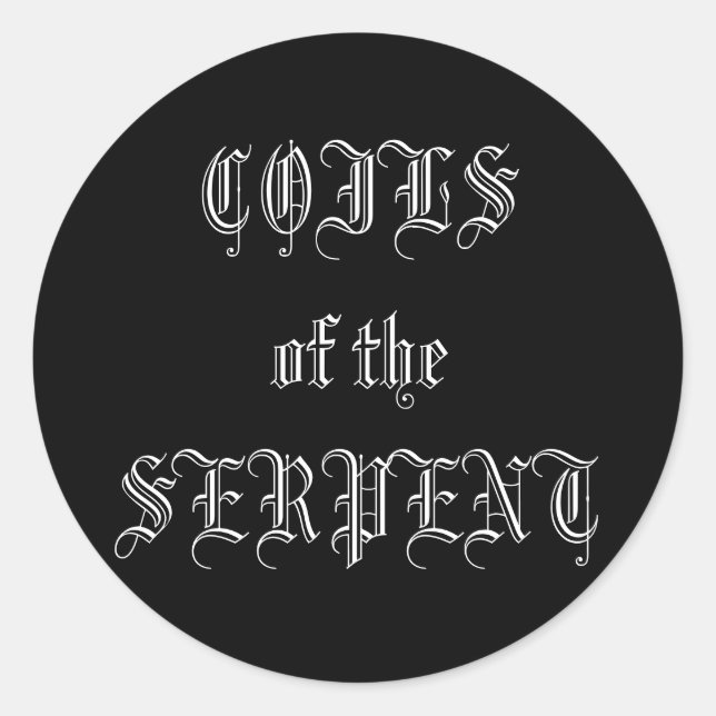 COTS Sticker Gothic! (Front)