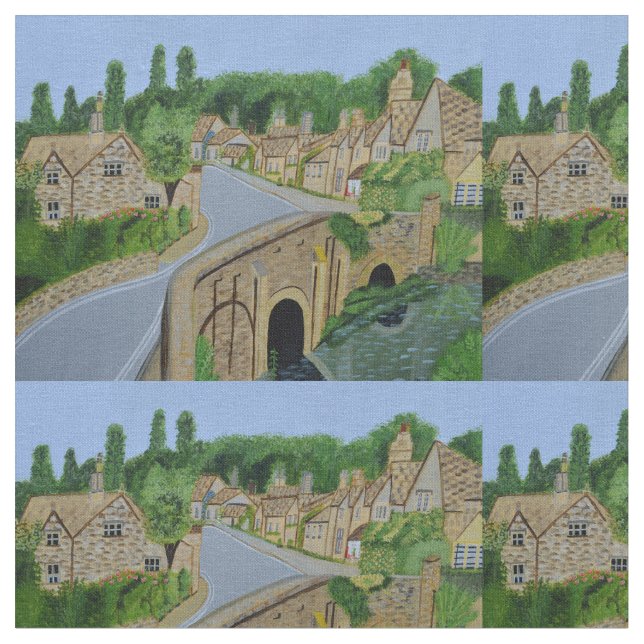 Cotswold England cotton fabric  (Close Up)