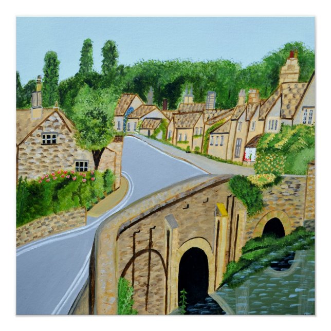Cotswold Village England Poster (Front)