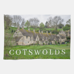 Cotswolds Bibury Arlington Row tea towel