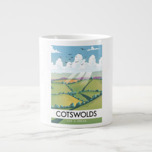 Cotswolds For a Break. Large Coffee Mug
