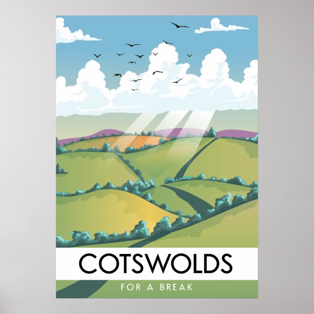 Cotswolds For a Break. Poster (Front)