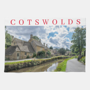 Cotswolds Lower Slaughter tea towel