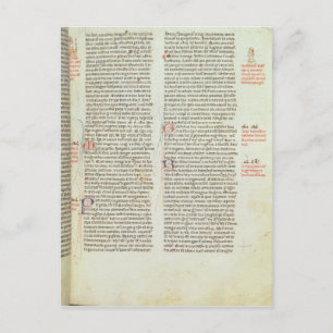 Cott Nero D II f.114 Adrian IV Postcard