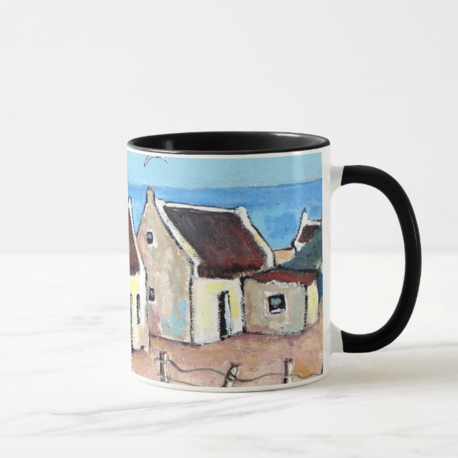 Cottage all-round design mug (Right)
