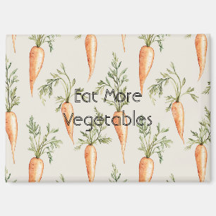 Cottage Carrots Vegetables Magnet