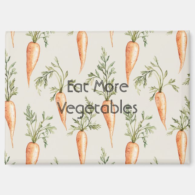 Cottage Carrots Vegetables  Magnet (Front)
