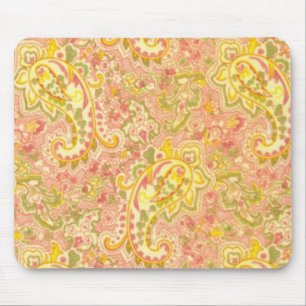 Cottage chic PAISLEY Print Mouse Pad