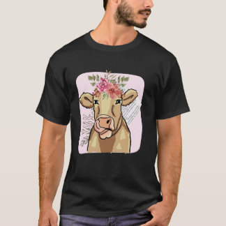 Cottage Core Cow T-Shirt