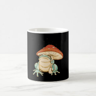 Cottage Core Frog Umbrella Coffee Mug