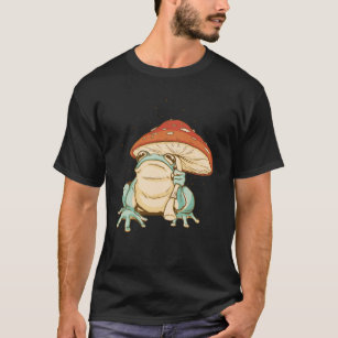 Cottage Core Frog Umbrella T-Shirt