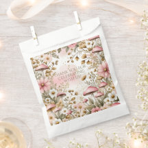 Cottage Core Mushrooms and Flowers | Thank You