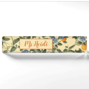 cottage core nameplate