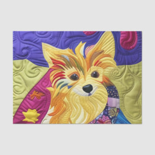 Cottage Country Quilt - Pom Puppy Tissue Paper
