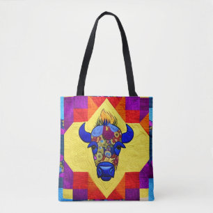 Cottage Country Quilts - Bison Tote Bag