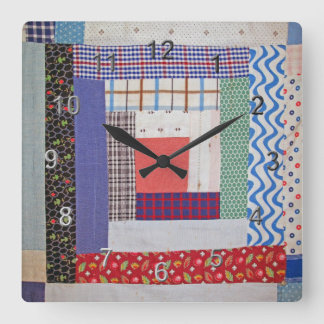 Cottage Craft Square Wall Clock