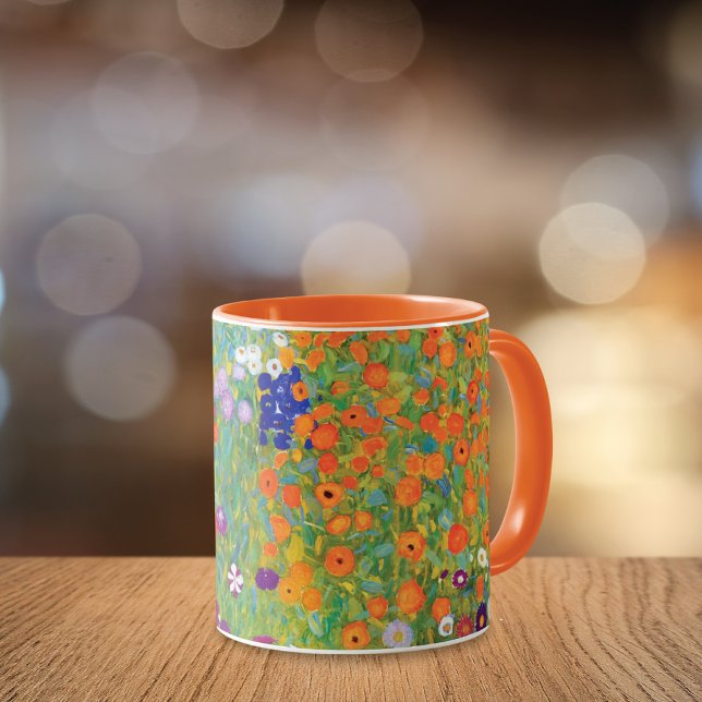 Cottage Flower Garden Gustav Klimt  Mug (Creator Uploaded)