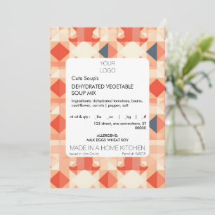 Cottage Food Label Template Sticker