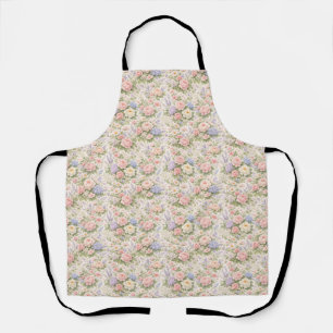 Cottage Garden Floral Pattern Apron