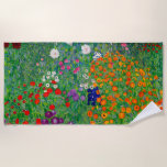 Cottage Garden Gustav Klimt Beach Towel<br><div class="desc">Cottage Garden Gustav Klimt</div>