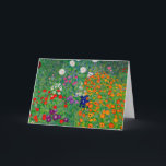 Cottage Garden Gustav Klimt Card<br><div class="desc">Cottage Garden Gustav Klimt</div>
